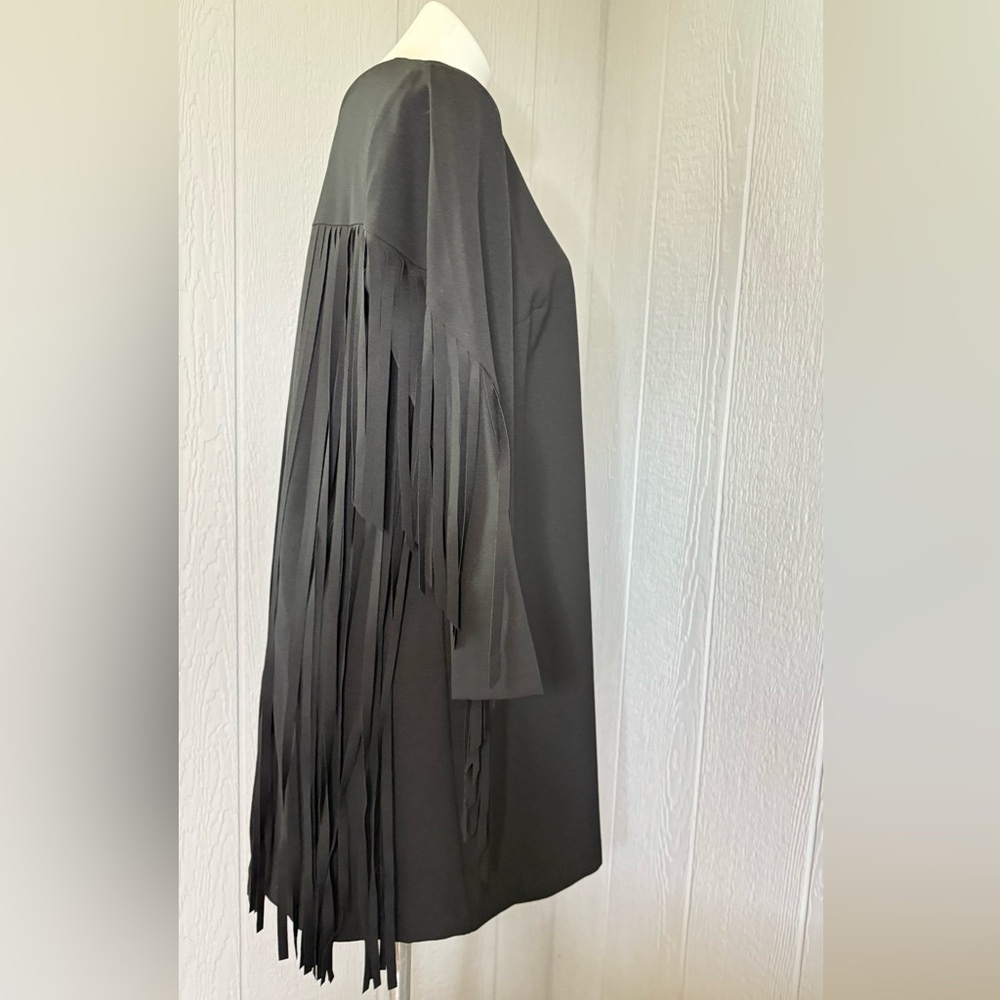 Kensie Black Fringe Dress - Picture 6 of 6